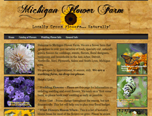 Tablet Screenshot of michiganflowerfarm.com
